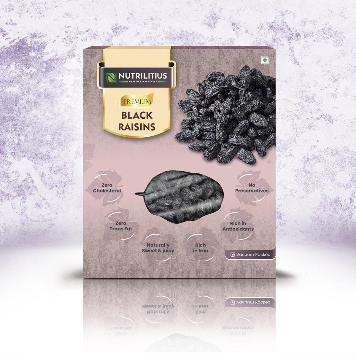 Nutrilitius Indian Black Raisins (Buy 1 Get 1)